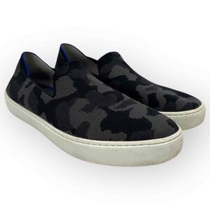 Rothy's Multi Camo Slip On Sneakers Flats Grey